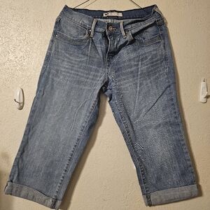 Classic Blue Women's Capris